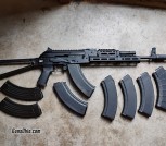PSA GF3 AK-103 7.62 Triangle Folder w/ Railed Handguard & Dust Cover & 8 Mags