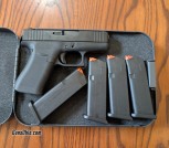 Glock 43x with 4 mags and case
